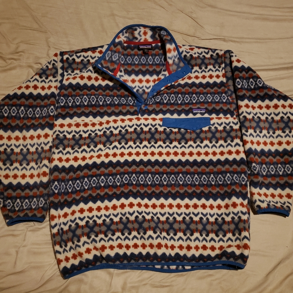 Patagonia synchilla snap fleece pullover XL